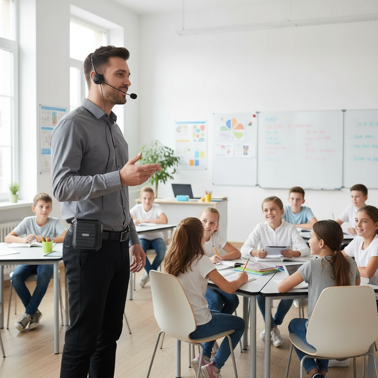 تقویت صدای معلم